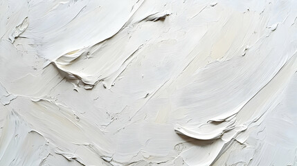 Obraz premium Abstract White and Cream Oil Painting Texture Background