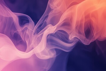 Fototapeta premium Fluid motion abstract background with flowing curves and a calming color palette