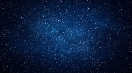 Obraz premium Abstract Dark Blue Night Sky Background with Scattered White Stars