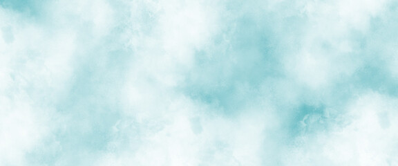 Messy ocean background. Clouds in the sky. Blue sky and clouds. light colorful landing page flat background vector design. smoke fog or cloud in center with light border grunge design.