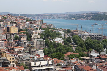 view of the istanbul city