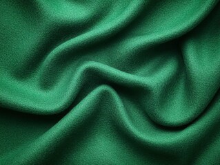 Obraz premium Green Felt Fabric Texture Background