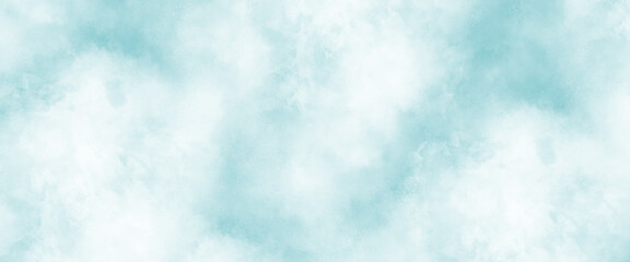 Messy ocean background. Clouds in the sky. Blue sky and clouds. light colorful landing page flat background vector design. smoke fog or cloud in center with light border grunge design.