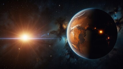 Obraz premium planet in space