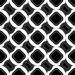 Abstract geometric pattern, lines. A seamless vector background. Black and white texture.