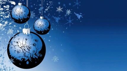 A Blue Christmas: Abstract Snowy Landscapes