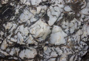 texture of natural stone in the mountains
