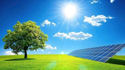 Harnessing solar energy how solar panels transform landscapes and promote sustainability in nature