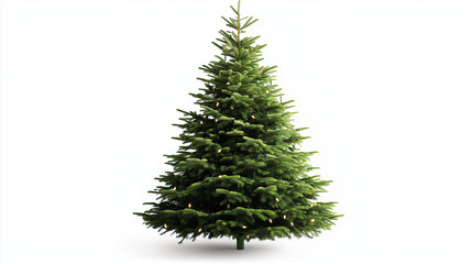 christmas tree on white