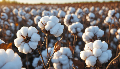 3d macro of a cotton field close up texture, perfect light, highly detailed, bright picture