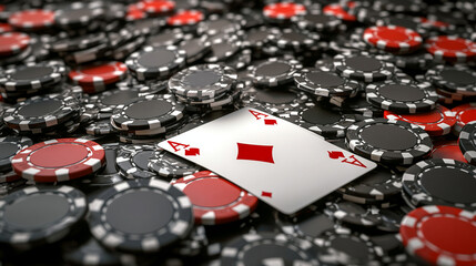 casino roulette wheel and chips vegas game background advertising