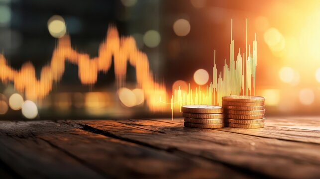 Analyst presenting DCF valuation to board, highlighting impact of economic variables