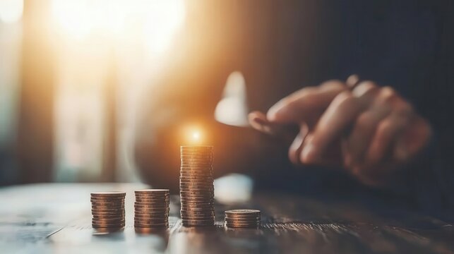 Business analyst reviewing discounted cash flow DCF model, highlighting cost of capital