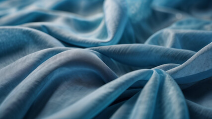 background texture fabric soft blue blurred abstract calm peaceful shine movement natural graphic satin silky material effect clothing fashion elegant fold smooth beauty textile luxurious silk pattern