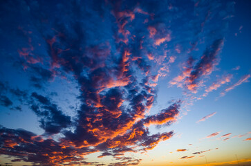 Nubes en el cielo mediterráneo