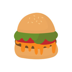 junk food vector, namely burgers, western food