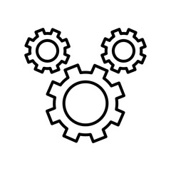 Development Outline Icon, Vector illustration