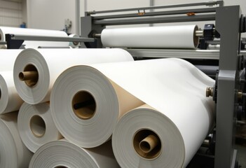 Offset paper roll Large rolls of low cost lightweight paper used