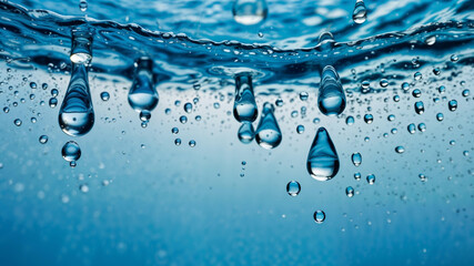 Clear Water drop splash blue backdrop background hd wallpaper waterdrops macro micro 