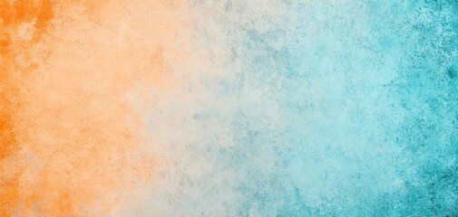 Fototapeta premium Abstract texture with orange and turquoise colors, ideal for backgrounds and designs.