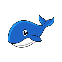 blue whale cartoon