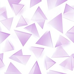 Fototapeta premium Seamless Abstract Pattern with Blurred Pastel Purple Triangles on White Background