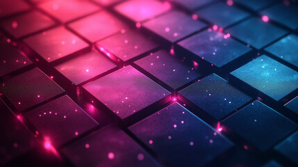 Modern Dark angled block metallic with luminous lines and highlights background, Generative AI