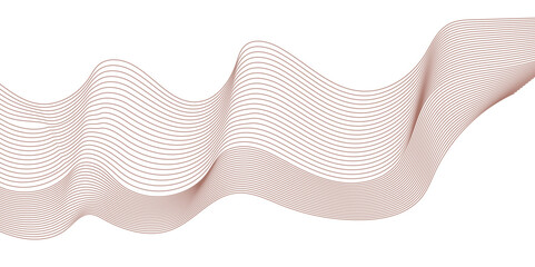 Abstract multicolor gradient wave lines vector background, twisted curve lines and blend effect, frequency sound wave lines, 3d contour line patterned background illustration.	