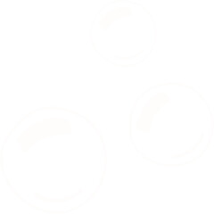 Bubble icon. Soap bubbles flying in the air 