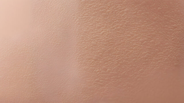 Detailed texture of skin with a soft matte finish slight imperfections visible under soft lighting, AI Generated