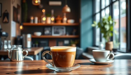Enjoying coffee moments cozy cafe beverage photography indoor setting close-up view relaxation concept
