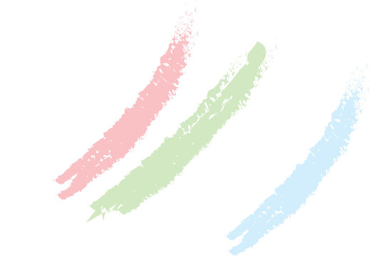 pastel colored brush strokes on white clip art preview