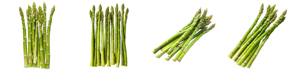 Fresh green asparagus vegetable stalks and spears in a bunch organic and healthy produce for culinary recipes cooking ingredients meal prep and balanced diet