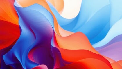 Explore the dynamic flow of colorful abstract waves