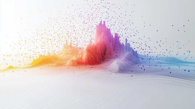 3D Scatter Plot Visualizing Correlation Data
