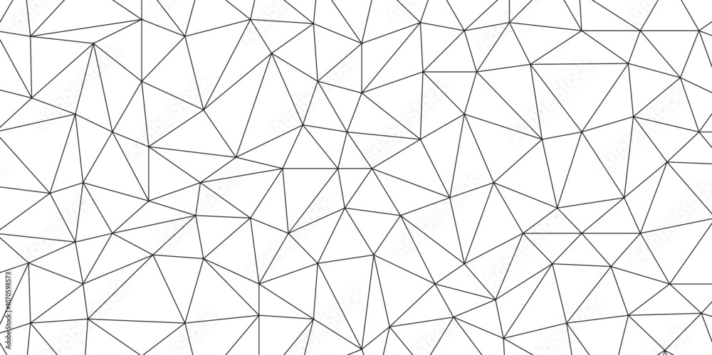 Aufkleber abstract low poly geometric triangle grid background. mockup isolated on white background. retro of 