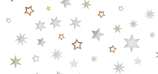 An abstract image of stars against a black background, showcasing a variety of colors and sizes.