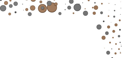 Glittering Spectacle: Captivating 3D Illustration of Glittery gold Confetti