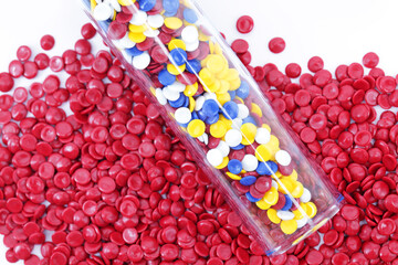 Colorful Plastic Pellets for Industrial Use