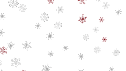 Winter christmas sky with falling snow