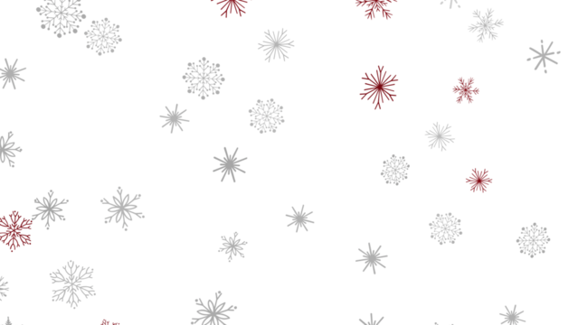 Winter christmas sky with falling snow