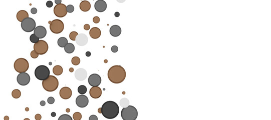 Shower of Elegance: Breathtaking 3D Illustration of Luxurious gold Confetti