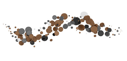 silver confetti explosion festive background