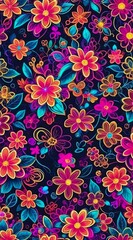 Explore vibrant floral wallpaper patterns for stunning interior designs