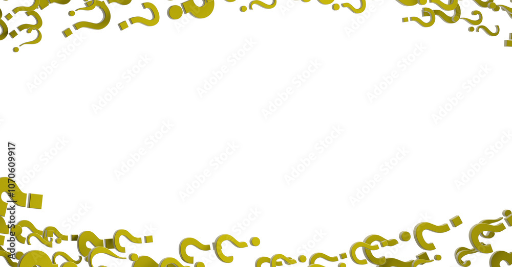 Poster question mark symbols for faq, information, problem, and solution