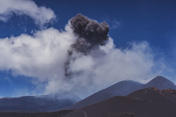 The Mount Etna is the active stratovolcano in Catania, Sicily region. It is one of the tallest active volcano in Europe.