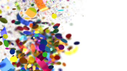 Fototapeta premium Colorful Confetti Explosion