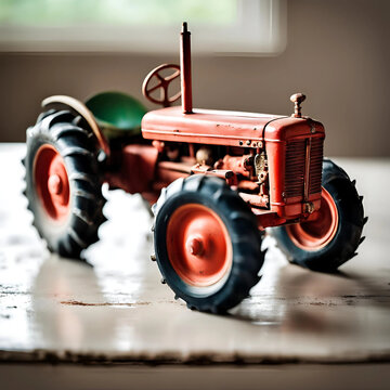 OLD TOY TRACTOR 3 