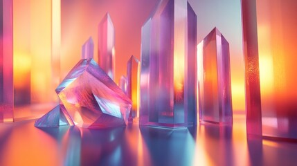 Crystals in a Sunset