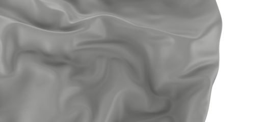 A close-up shot of white fabric with a soft, flowing texture. The light reflects on the surface, creating a smooth, elegant look.